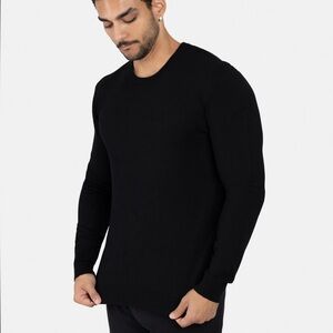 Men's Xray Jeans Classic Crewneck Sweater Black Size Medium